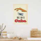 Kuba Urlaubsposter Poster (Küche)