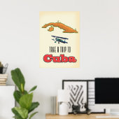 Kuba Urlaubsposter Poster (Heimbüro)