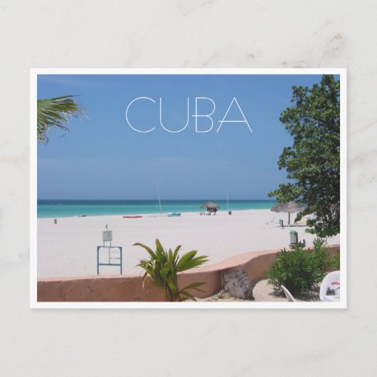 Kuba-Varadero-Strand Postkarte (Vorderseite)