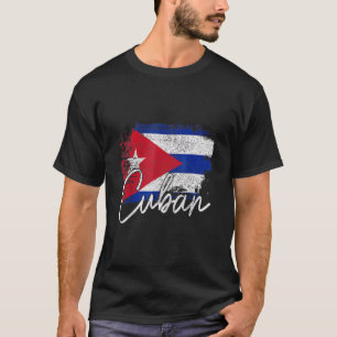 Kuba Vintage Flagge Kuba-Stolperroots T-Shirt