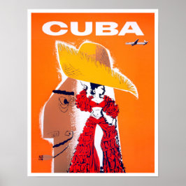 Kuba Vintage Reiseplakat Poster