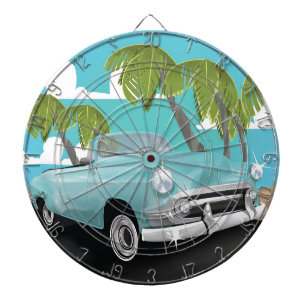 Kuba Vintages Automobil Dartscheibe