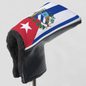 Kuba-Wappen Golf Headcover (3/4 Vorderseite)
