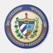 Kuba-Wappen Magnet (Vorne)