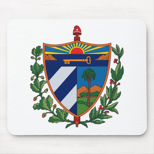 Kuba-Wappen Mousepad (Vorne)
