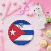 Kuba-Wappen Pappteller (Party)