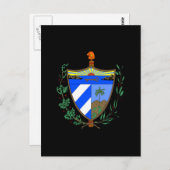 Kuba-Wappen Postkarte (Vorne/Hinten)