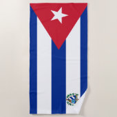Kuba-Wappen Strandtuch (Vorderseite)