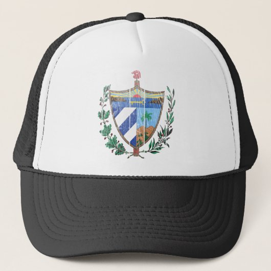 Kuba-Wappen Truckerkappe (Vorderseite)