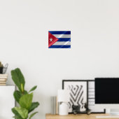 Kuba - Waving Flag - Poster (Heimbüro)