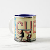 KUBA! ZWEIFARBIGE TASSE (Vorderseite Links)