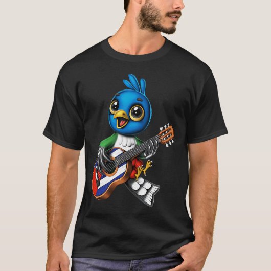 Kubaanischer Trogon-Vogel T-Shirt (Vorderseite)