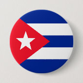 Kubaflagge Button (Vorderseite)