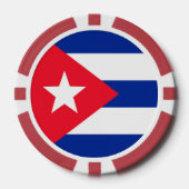 Kubaflagge Pokerchips (Vorderseite)