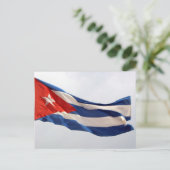 Kubaflagge Postkarte (Stehend Vorderseite)
