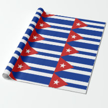 Kubamuster mit Flagge