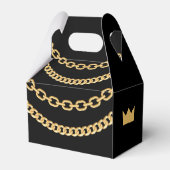 Kuban Link Gold Chain Hip Hop Gefallen Geschenkschachtel (Rückseite)