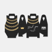 Kuban Link Gold Chain Hip Hop Gefallen Geschenkschachtel (Ungefaltet)