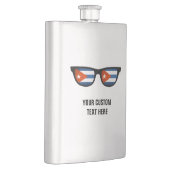 Kuban Shades-benutzerdefinierte Flasche Flachmann (Rechts)