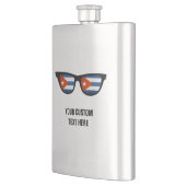 Kuban Shades-benutzerdefinierte Flasche Flachmann (Links)