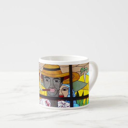 Kubaner Espressotasse (Vorderseite Rechts)