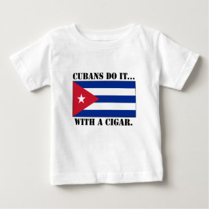 Kubaner machen es... mit einer Zigarre. Baby T-shirt