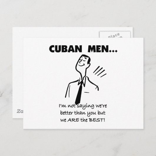 Kubaner sind am besten postkarte (Vorne/Hinten)