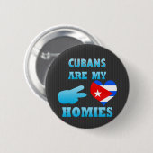Kubaner sind mein Homies Button (Vorne & Hinten)