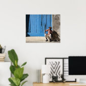 Kubaner und seine Zigarre Poster (Heimbüro)