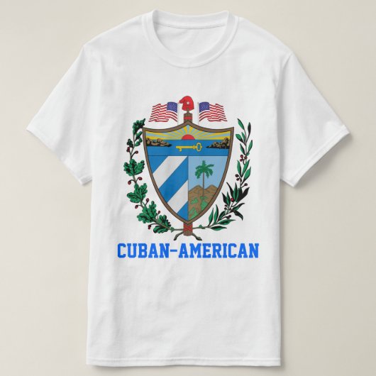kubanisch-amerikanisch T-Shirt (Design vorne)