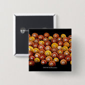 Kubanische Baum-Schnecken Button (Vorne & Hinten)