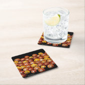 Kubanische Baum-Schnecken Rechteckiger Pappuntersetzer (Vor Ort)