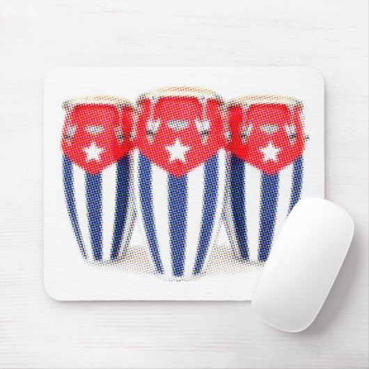 Kubanische Congas Mousepad (Mit Mouse)
