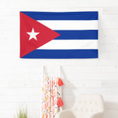 kubanische Flagge Banner (Insitu)
