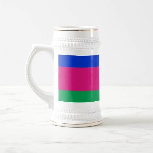 Kubanische Flagge Bierglas (Links)