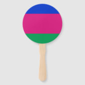 Kubanische Flagge Fächer (Rückseite)