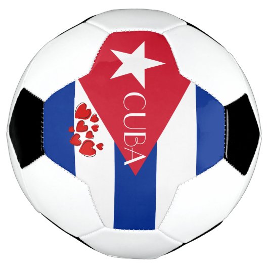 kubanische Flagge Fußball (Gedreht)