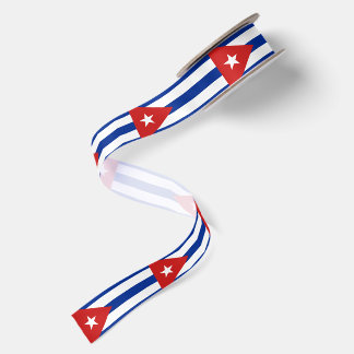 Kubanische Flagge Geburtstagstorte Satinband