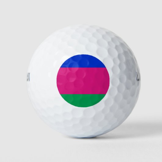 Kubanische Flagge Golfball (Vorderseite)