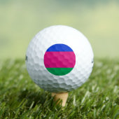 Kubanische Flagge Golfball (Insitu T-Shirt)