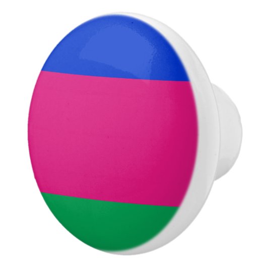 Kubanische Flagge Keramikknauf (Rechts)