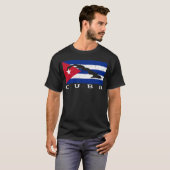 Kubanische Flagge Kuba Pride Kuba Reisen stolz Kub T-Shirt (Vorne ganz)