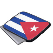 kubanische Flagge Laptop Sleeve (Vorne Knopf)