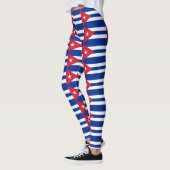 kubanische Flagge Leggings (Links)
