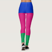 Kubanische Flagge Leggings (Rückseite)