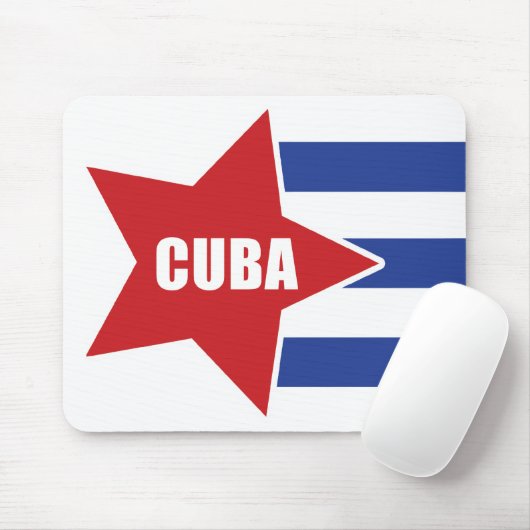 Kubanische Flagge Mousepad (Mit Mouse)