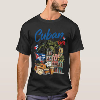 Kubanische Flagge Outfit-Idee für Frauen Kuba-Erbe T-Shirt