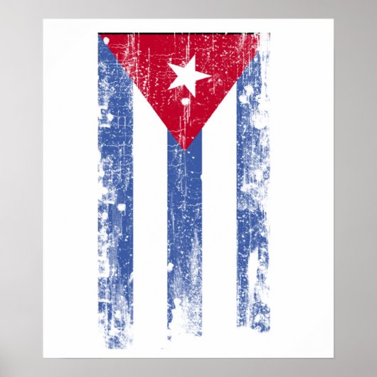 kubanische Flagge Poster (Vorne)