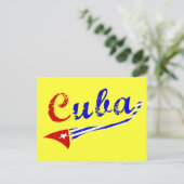 kubanische Flagge Postkarte (Stehend Vorderseite)