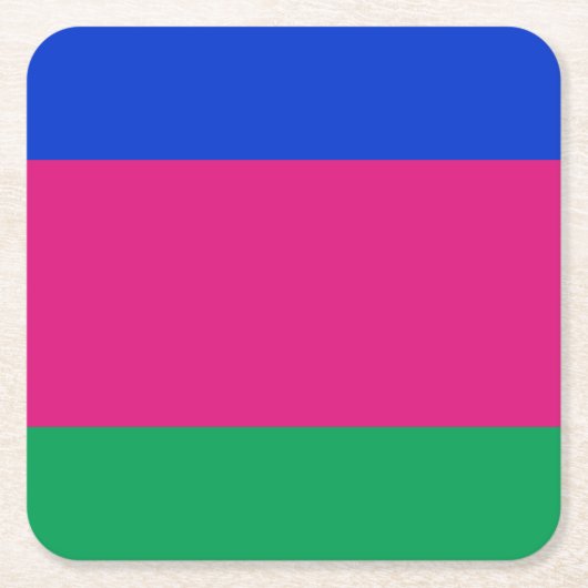 Kubanische Flagge Rechteckiger Pappuntersetzer (Vorderseite)